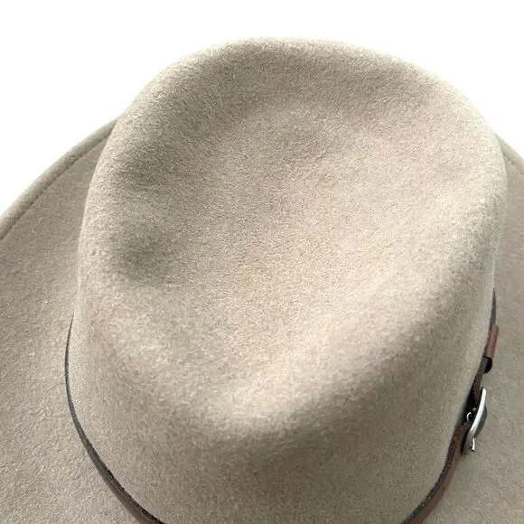 Bailey Briar Wool Fedora Hat with Taupe Brown Band